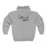 My Milkweed Brings all the Bees to the Yard Zip Hoodie - back