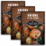 3 packets of Ailsa Craig Onion seeds