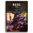 1 packet of Opal Basil seeds