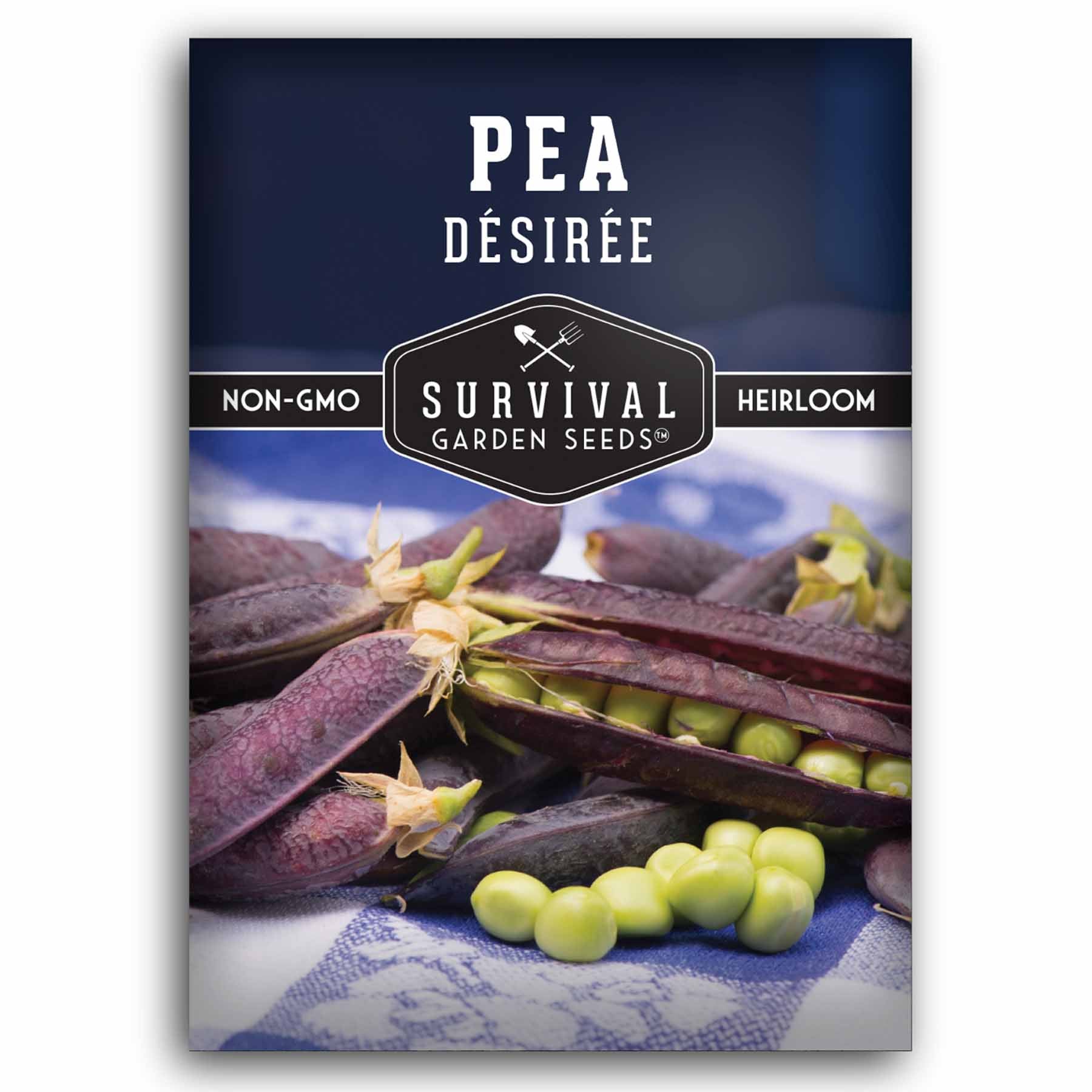 1 packet of Desiree Pea seeds