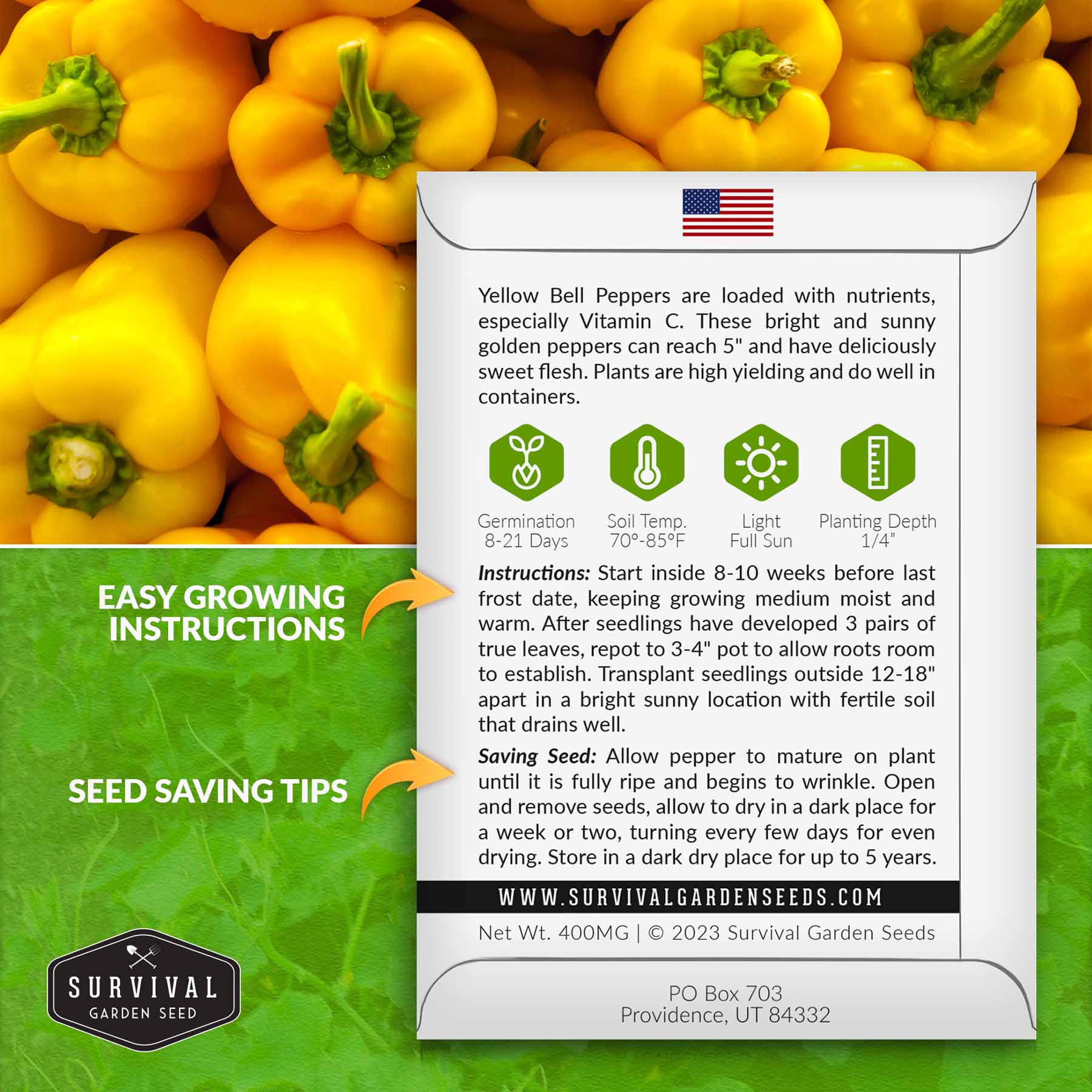 Yellow bell pepper nutrition discount