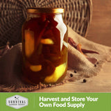 Harvest and store your own food supply