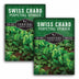 2 Packets of Perpetual Spinach Swiss Chard Seeds