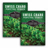 2 Packets of Perpetual Spinach Swiss Chard Seeds