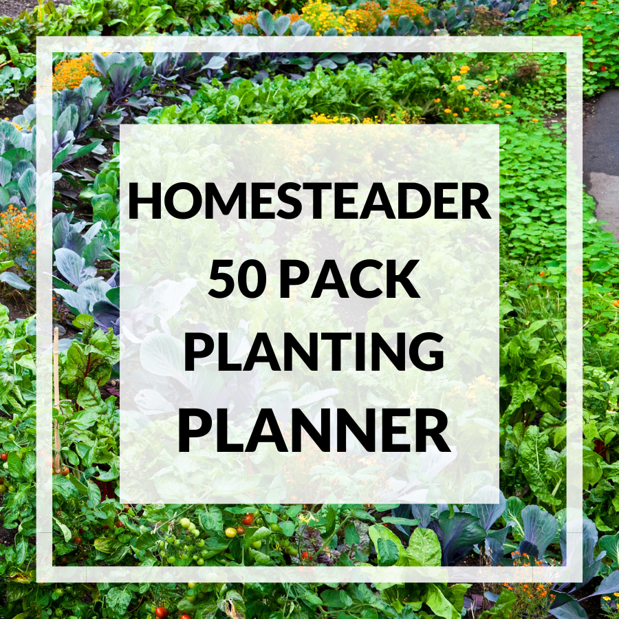 Download the free planting planner for our Homesteader Seed Vault