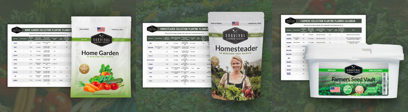 Downloadable planting guides for survival seed collections
