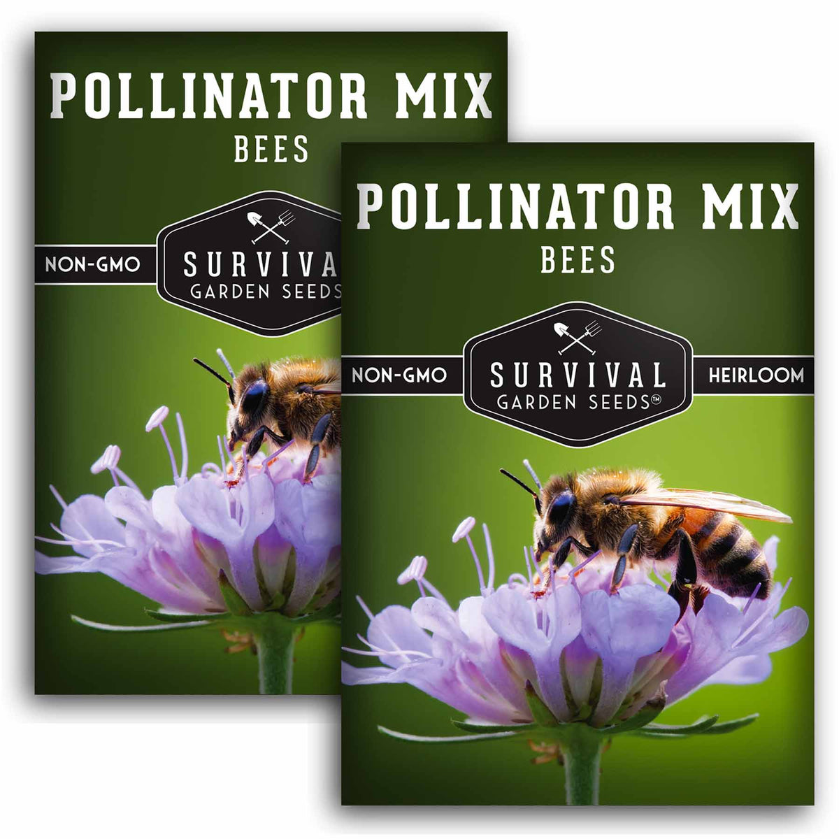 2 packets of Pollinator Mix Bees seeds
