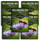 5 packets of Pollinator Mix Bees seeds