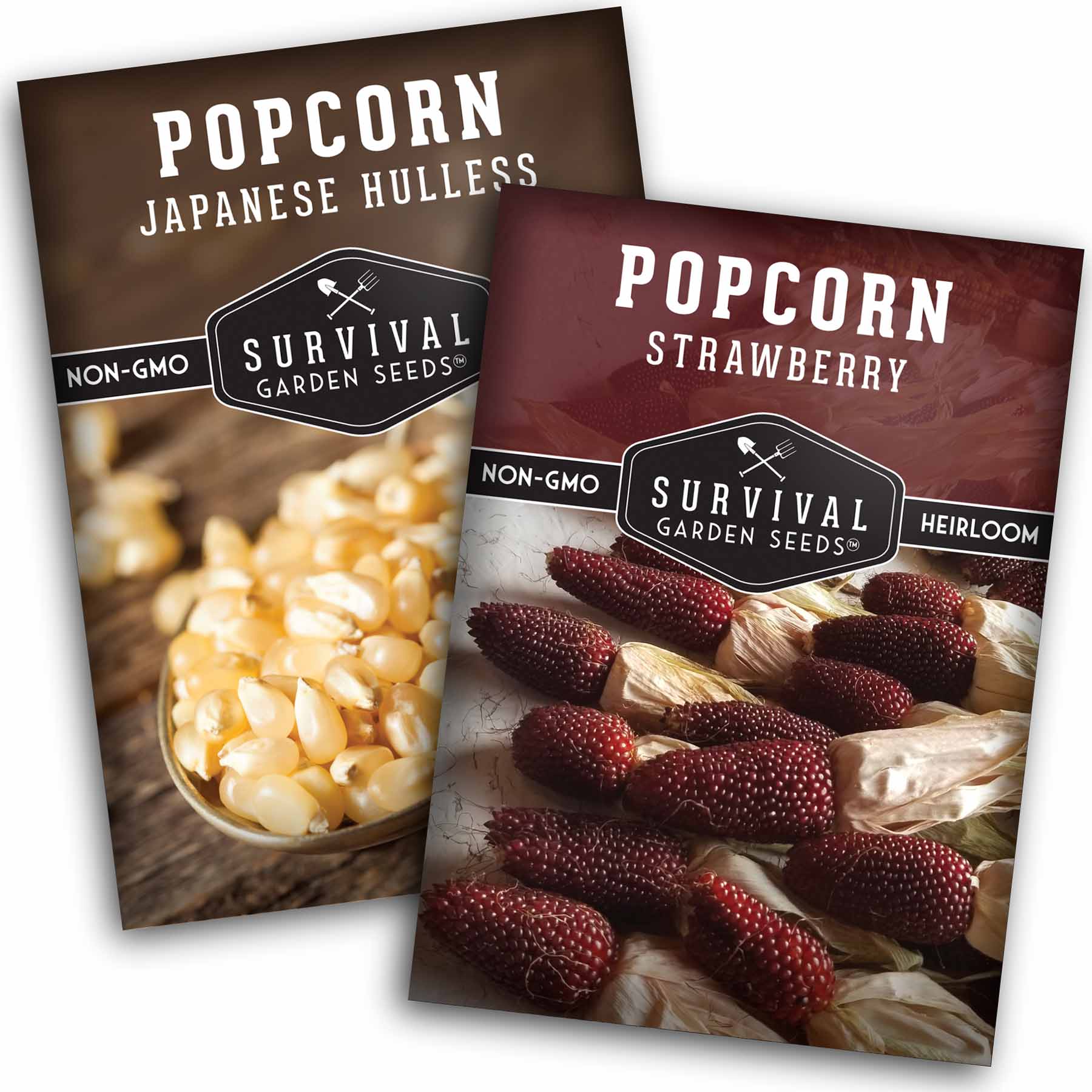 bulk popcorn seeds for planting Popcorn Seed Collection – Strawberry & Japanese Hulless Popcorn Seeds for Home Gardens Snacking and Decorative Use