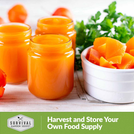 Harvest and store your own food supply