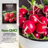 NonGmo radish seeds