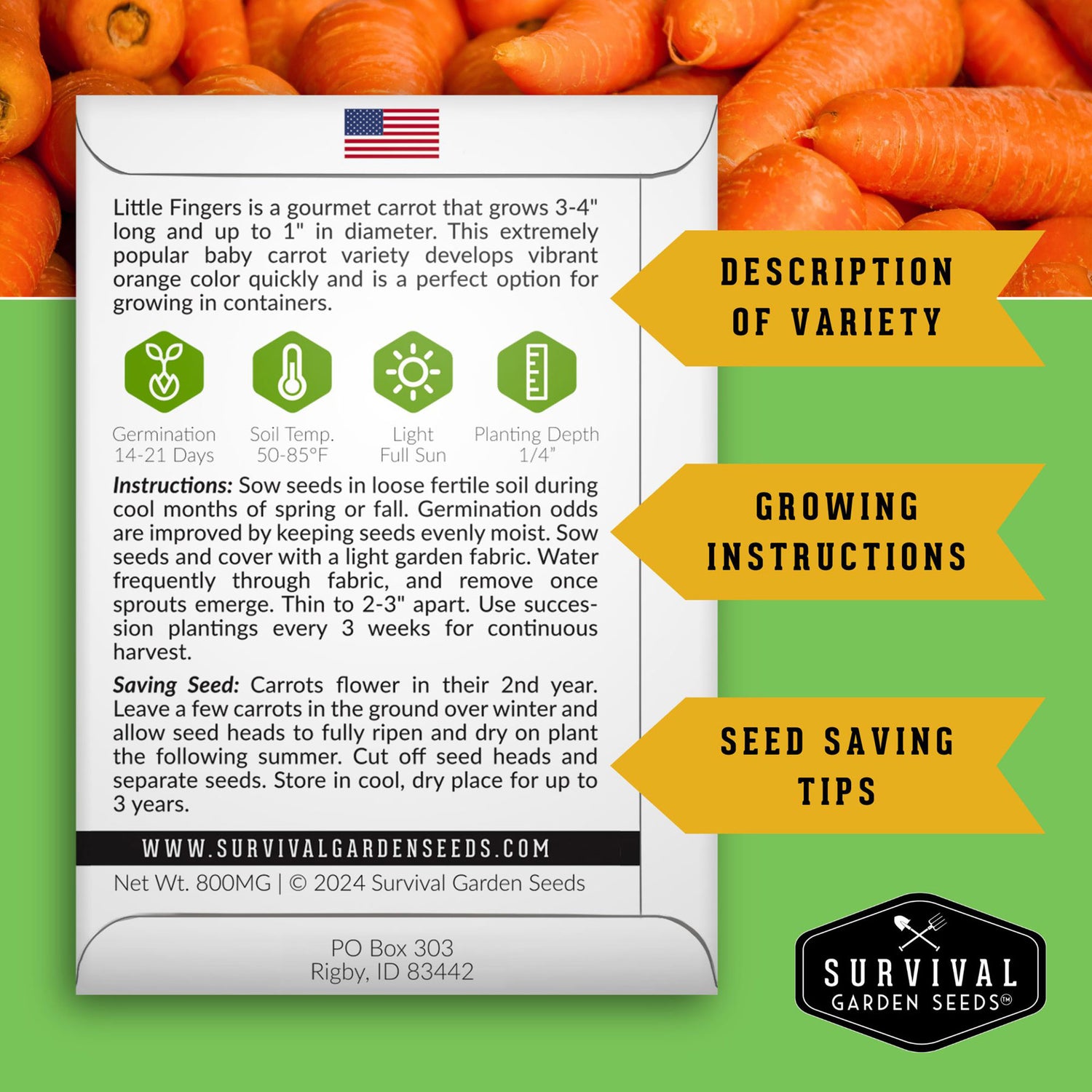 survival garden seeds.com Super Seed Bundle – 180 Heirloom Varieties