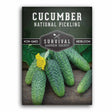 1 Packet of National Pickling Cucumber seeds