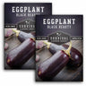 2 packets of Black Beauty Eggplant seeds