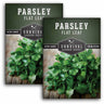 2 Packets of Flat Leaf Parsley seeds