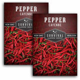 2 Packets of Cayenne Pepper Seeds