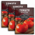 3 Packets of Beefsteak Tomato seeds