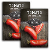 2 Packets of San Marzano Tomato Seeds