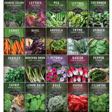 Apartment seed collection - 20 heirloom seed packets