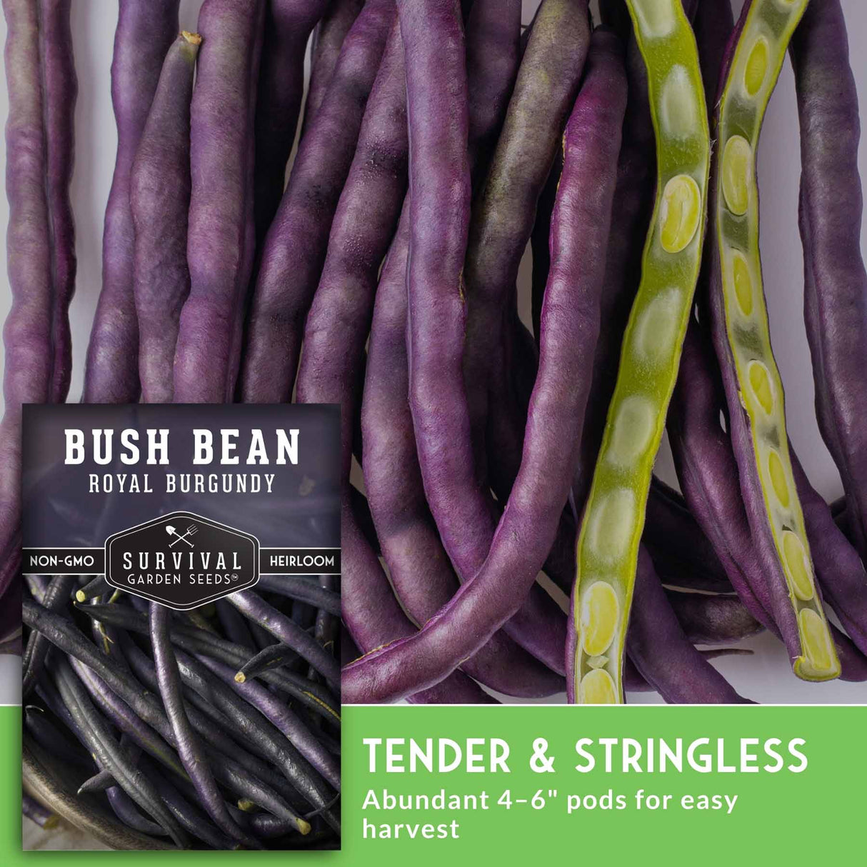 tender and stringless
