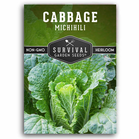 Michihili Cabbage Seed Packet