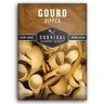 Survival Garden Seeds Gourd Dipper packaging with gourds and brand logo.