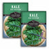 two packets of Red Russian Kale Seeds