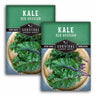 two packets of Red Russian Kale Seeds