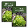 Green Salad Bowl Lettuce Seeds – AAS Award-Winning Heat-Tolerant Leaf Lettuce with Sweet, Frilly Green Leaves