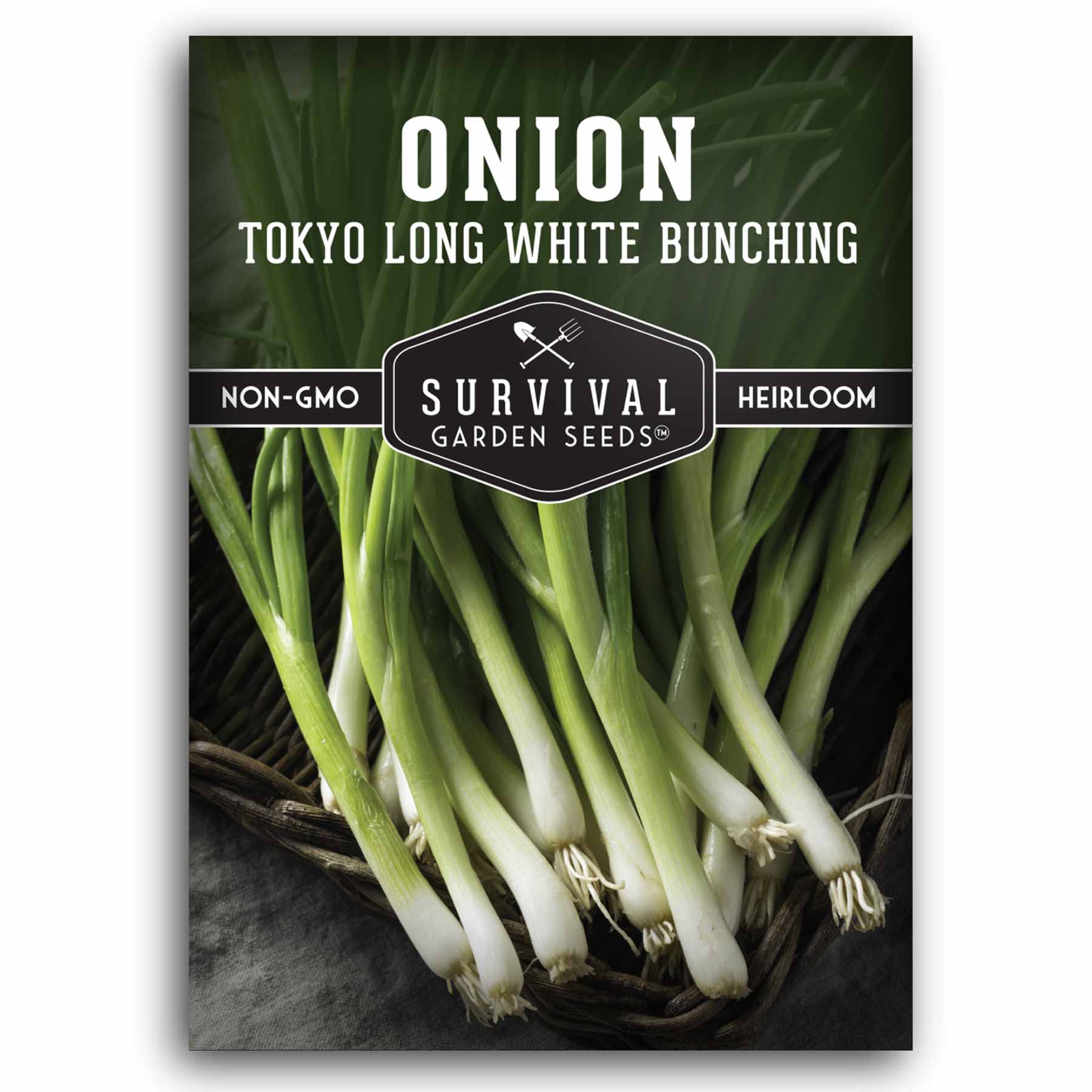 Tokyo Long White – Bunching Onion Seeds – SurvivalGardenSeeds