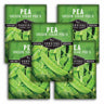 Five packages of Survival Garden Seeds Pea Oregon Sugar Pod II on a white background