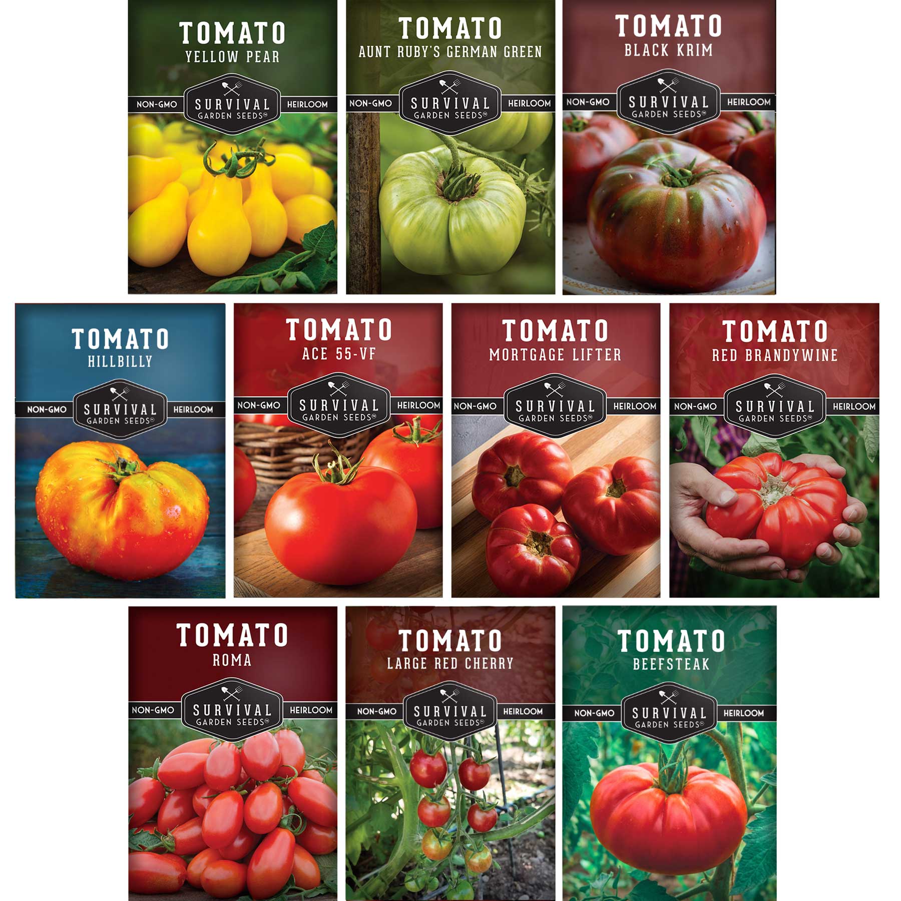 garden seeds australia 10 Tomato Seed Collection – Heirloom Mix