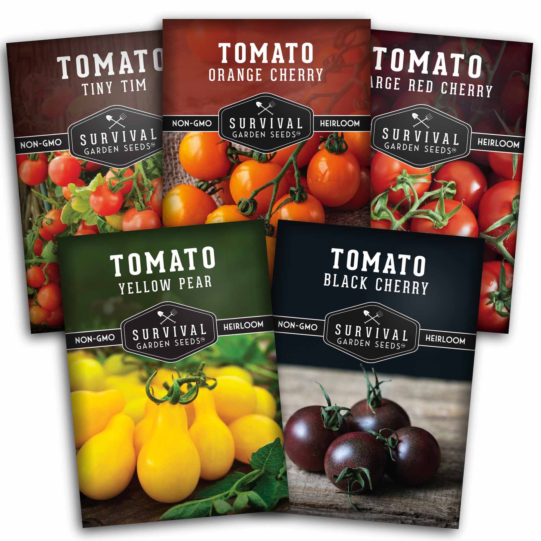 Cherry Tomato 5 Seed Collection – SurvivalGardenSeeds