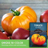 unique bicolor tomato