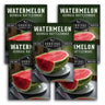 Survival Garden Seeds watermelon seed packets with images of watermelons.