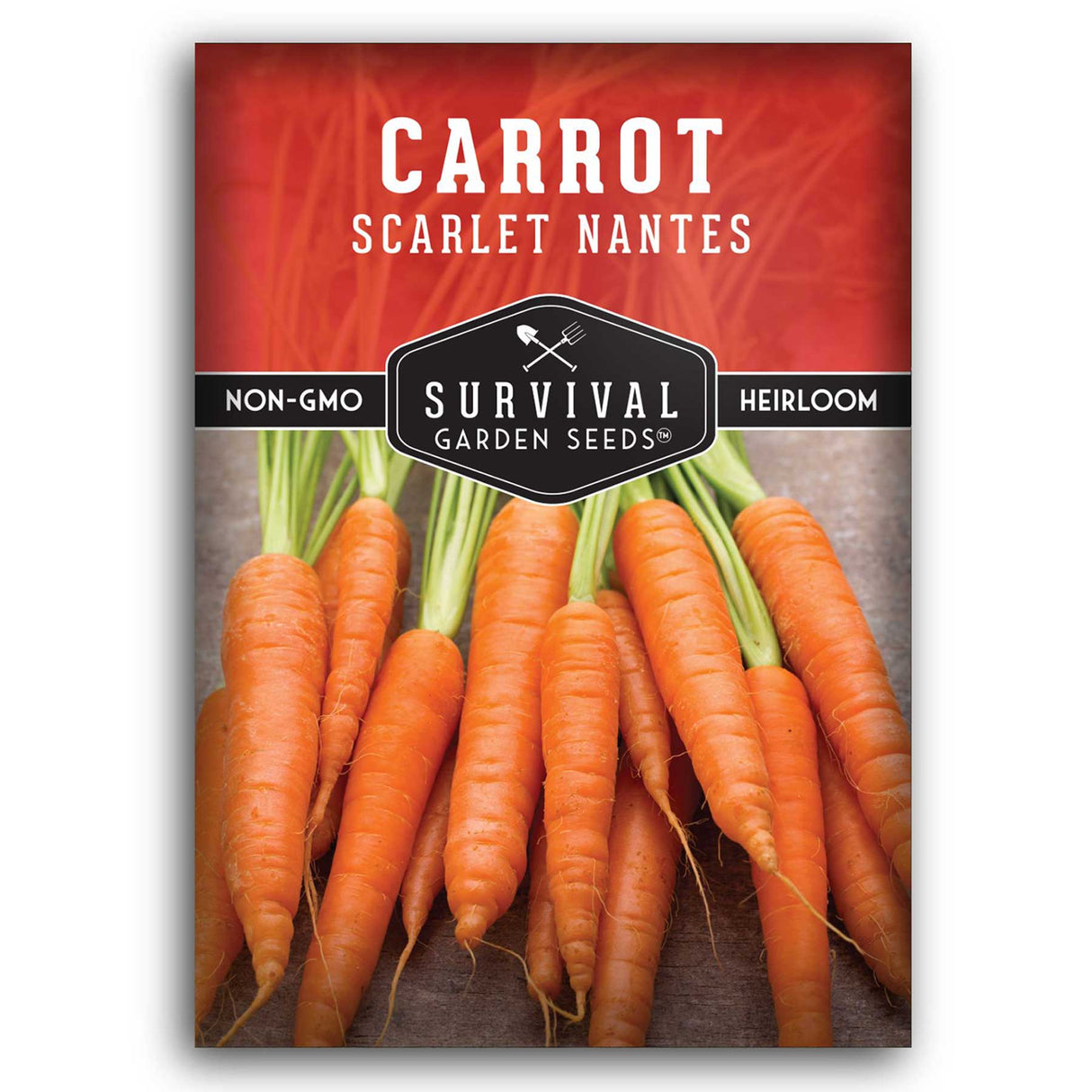 1 packet of Scarlet Nantes Carrot seeds