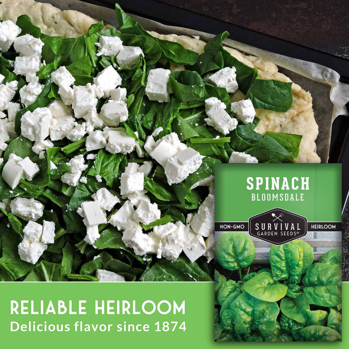 Reliable heirloom spinach