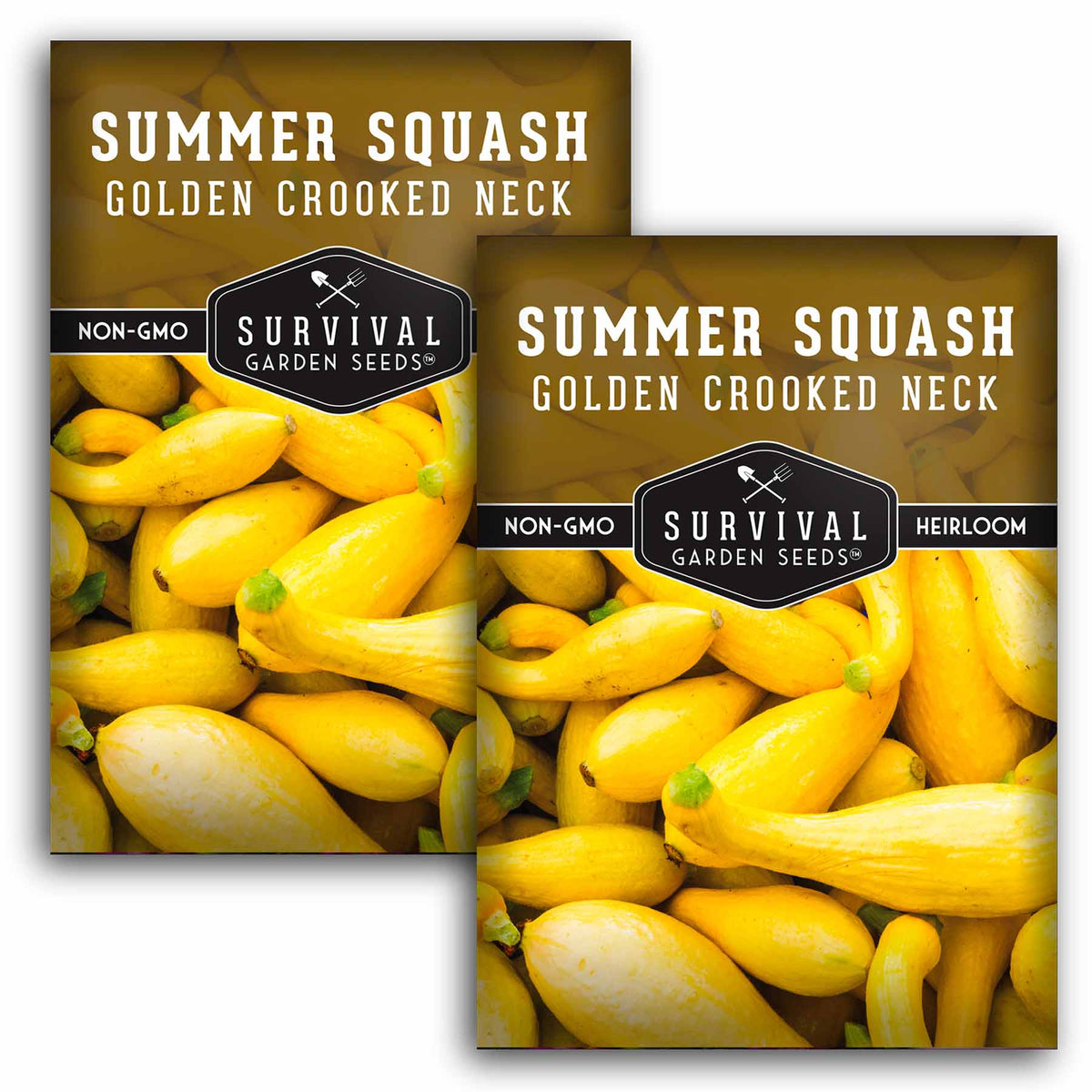 2 packets of Crooked Neck Squash seeds