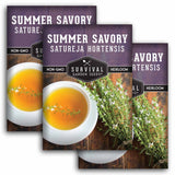 3 Packets of Summer Savory seeds