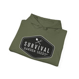 Survival Garden Seeds Unisex Hoodie - folded - Military Green