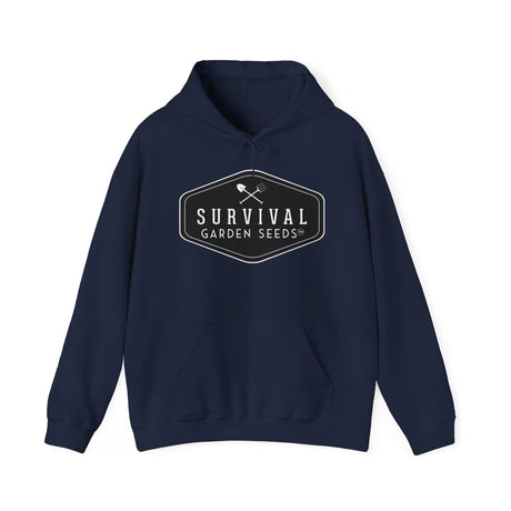 Survival Garden Seeds Unisex Hoodie - front - Navy