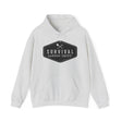 Survival Garden Seeds Unisex Hoodie - front- Ash