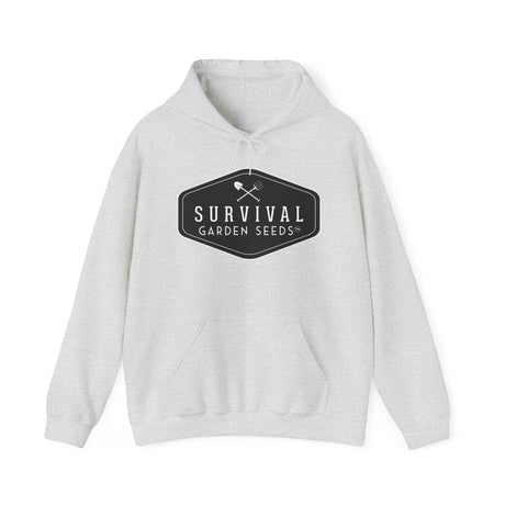 Survival Garden Seeds Unisex Hoodie - front- Ash