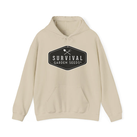 Survival Garden Seeds Unisex Hoodie - front- Sand