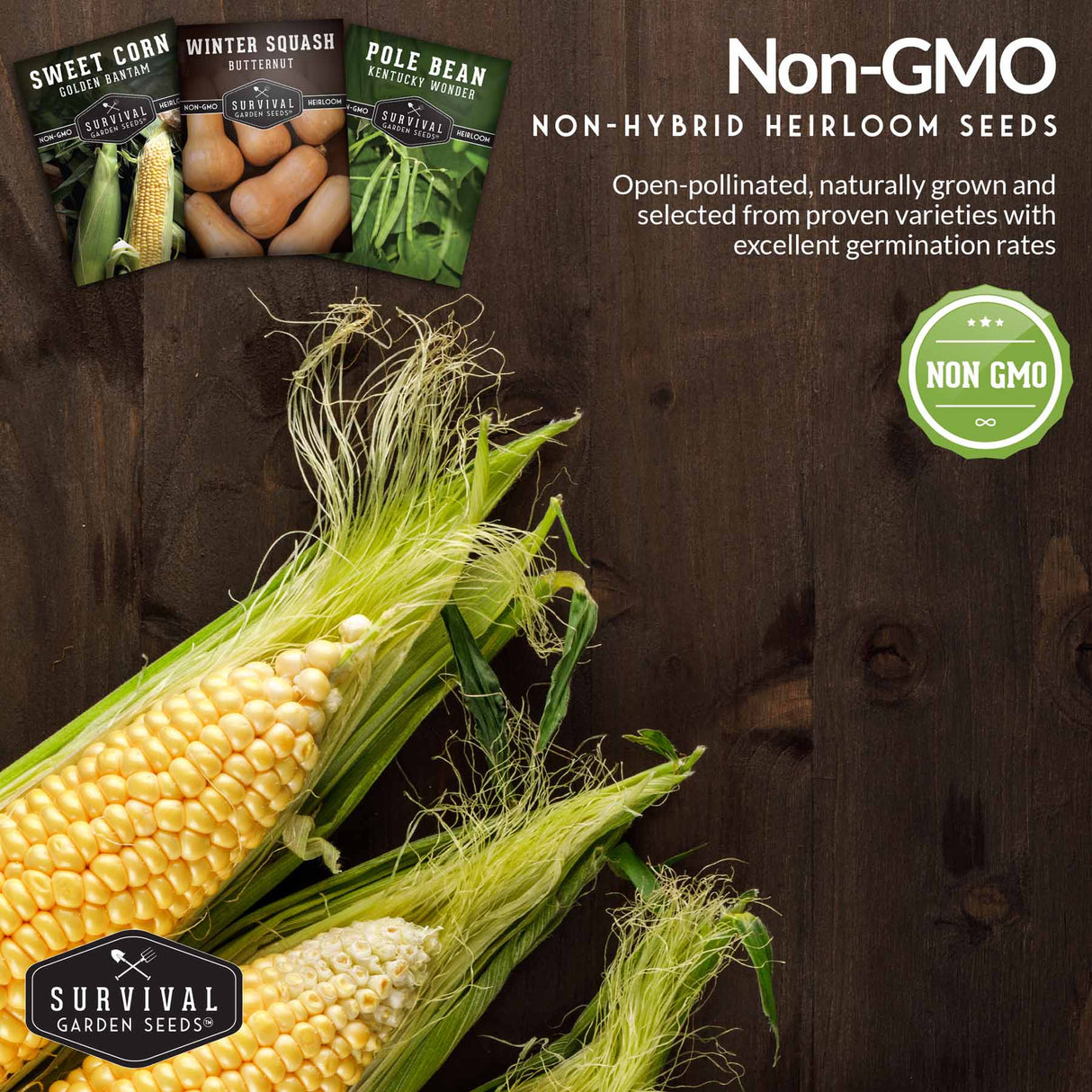 Non-GMO vegetable seeds