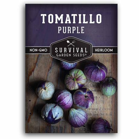 1 packet of Purple Tomatillo seeds