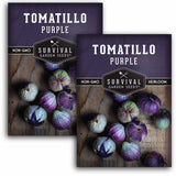 2 packets of Purple Tomatillo seeds