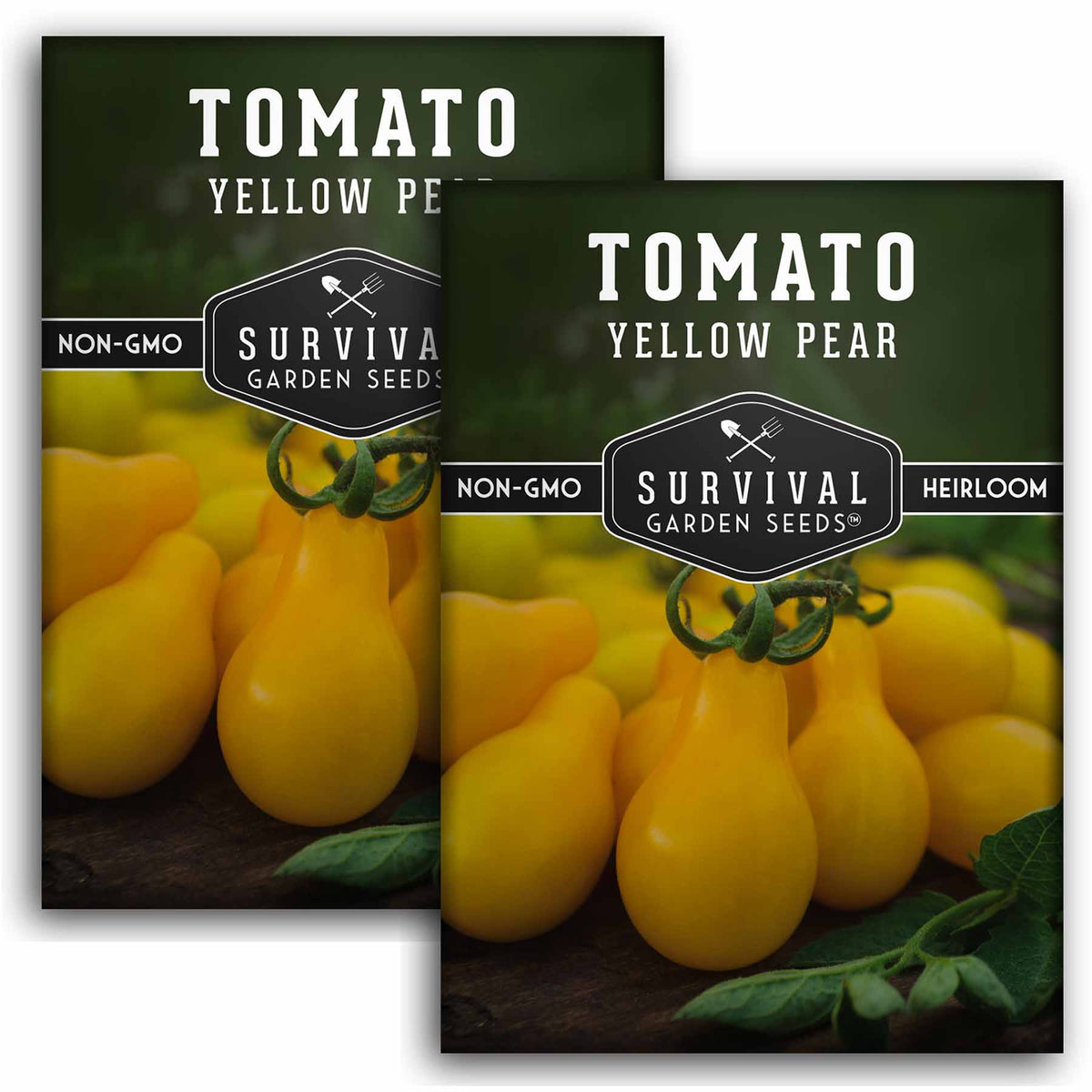 2 packets of Yellow Pear Tomato seeds