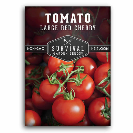 Large Red Cherry Tomato seed packet