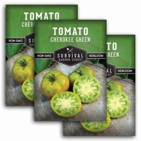 Cherokee Green Tomato Seeds - Green Beefsteak Heirloom